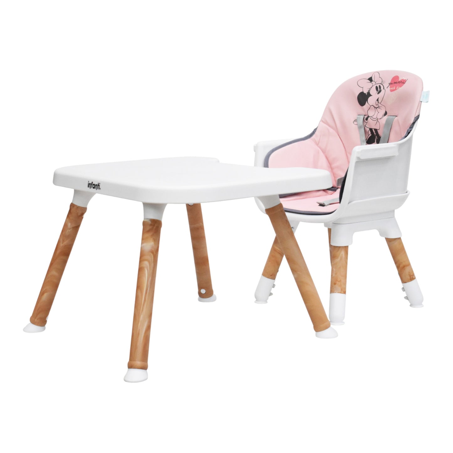 Silla Alta Periquera Bebe Infanti Disney Ligera Segura 6 en 1