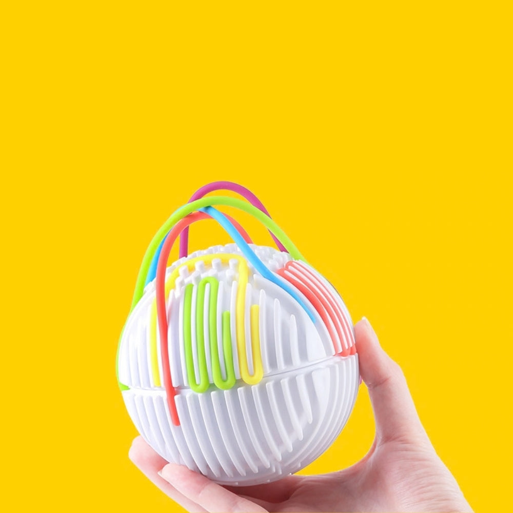 Juguete De Silicón Con Diseño de Pelota Colorido Fácil De Manipular Y Para Exploración