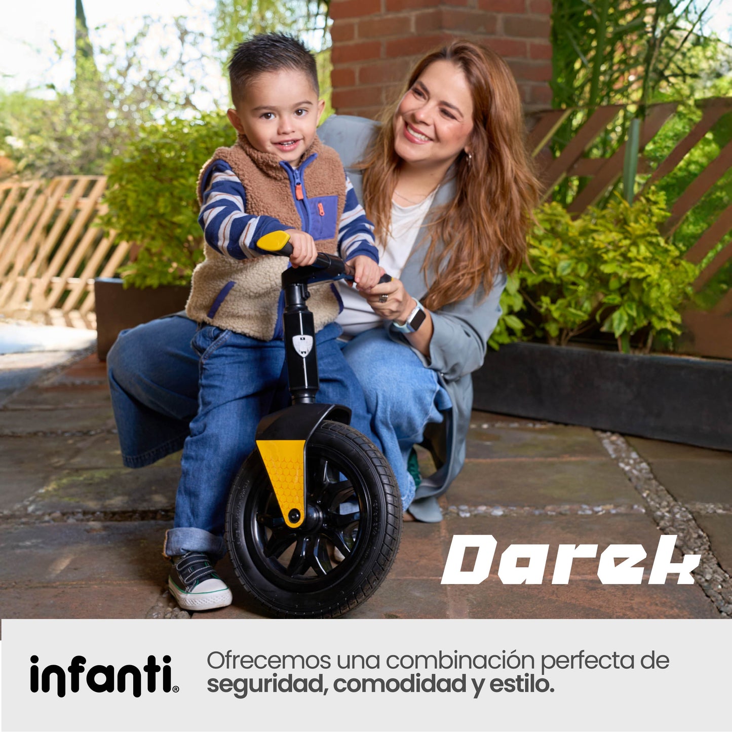 Bicicleta Montable De Equilibrio Darek Entrenador Sin Pedales