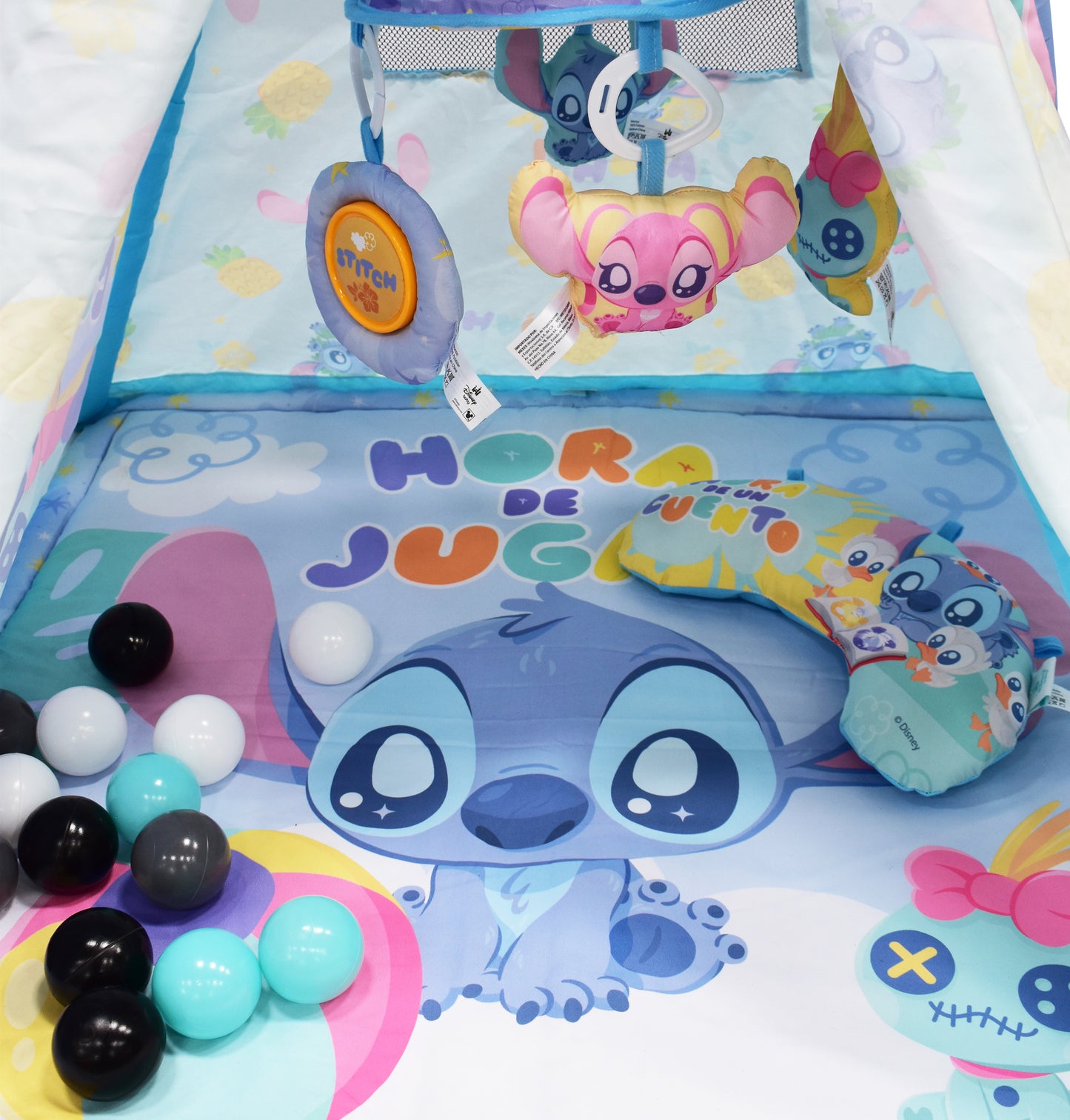 Tienda Gimnasio Stitch Con Tapete Interactivo Musical