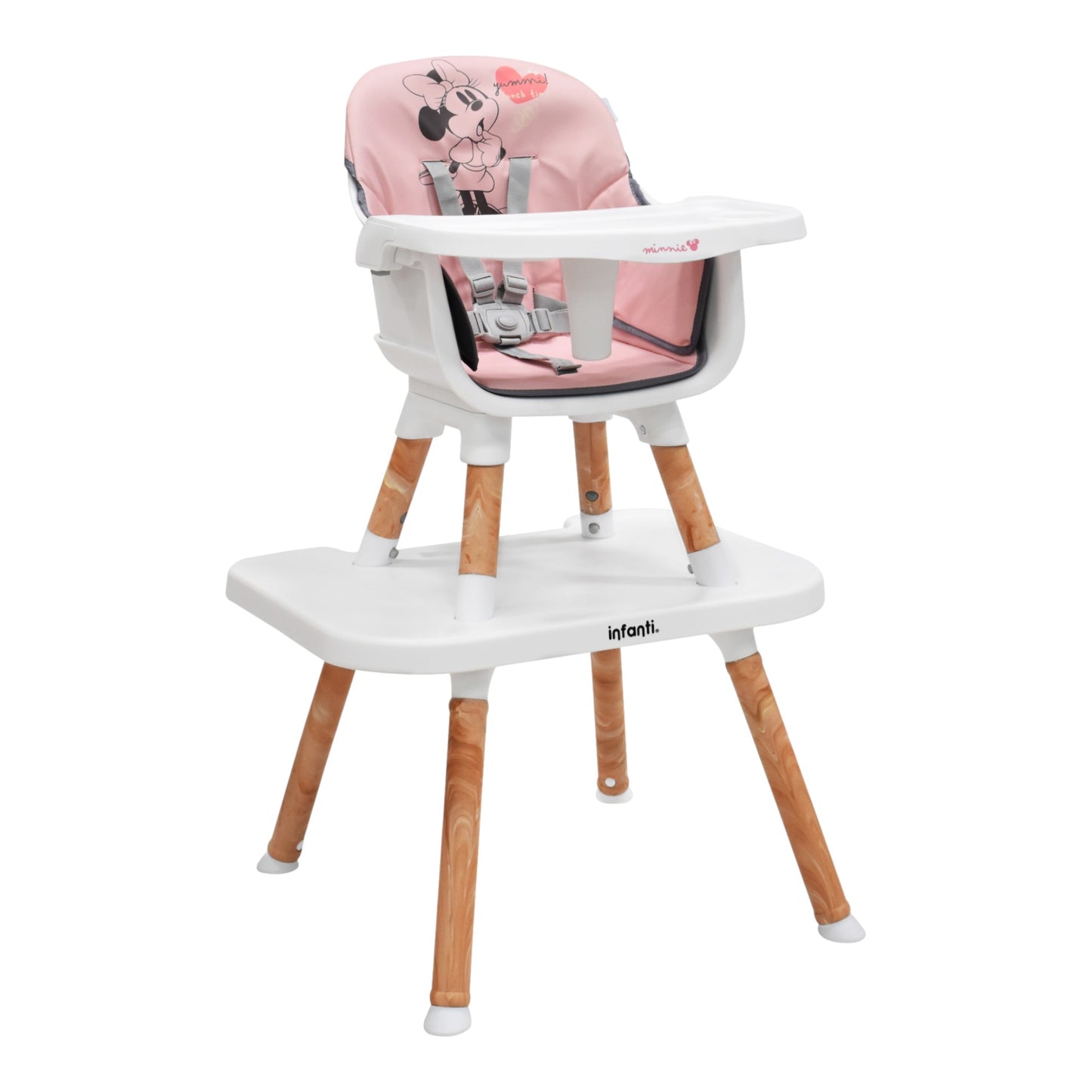 Silla Alta Periquera Bebe Infanti Disney Ligera Segura 6 en 1
