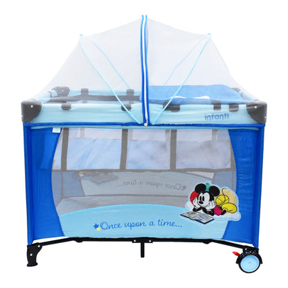 Cuna Corral De Viaje Disney Armado Sencillo Adaptable Seguro Con cambiador desmontable