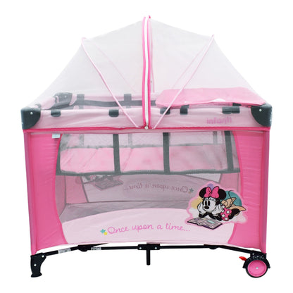 Cuna Corral De Viaje Disney Armado Sencillo Adaptable Seguro Con cambiador desmontable