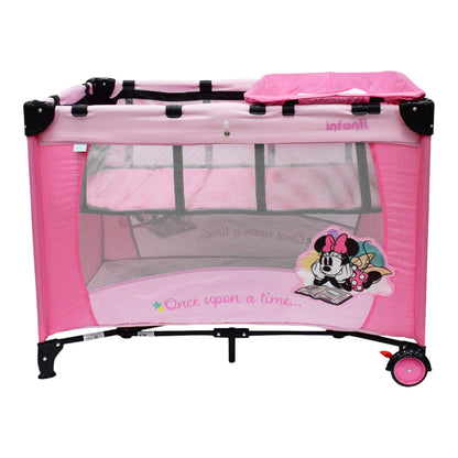 Cuna Corral De Viaje Disney Armado Sencillo Adaptable Seguro Con cambiador desmontable