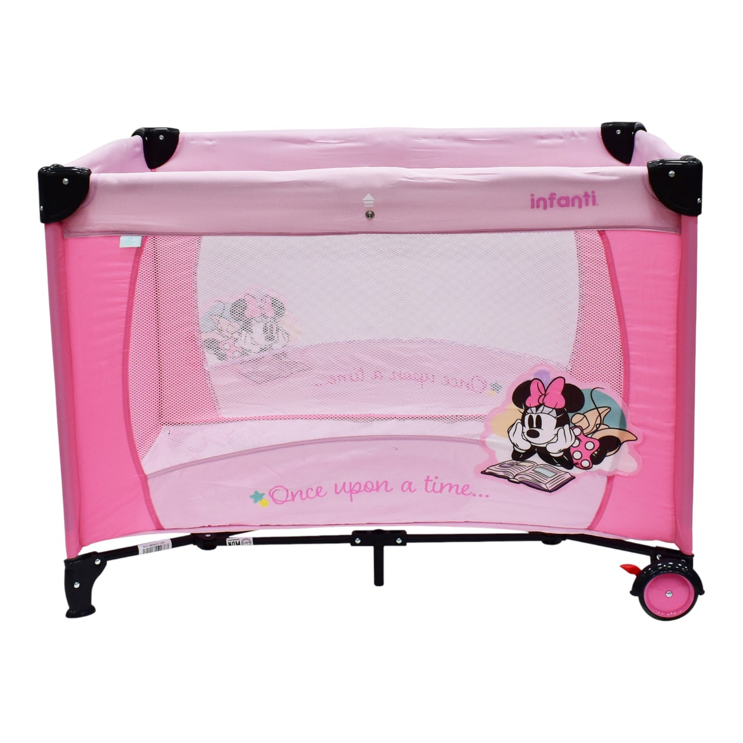 Cuna Corral De Viaje Disney Armado Sencillo Adaptable Seguro Con cambiador desmontable