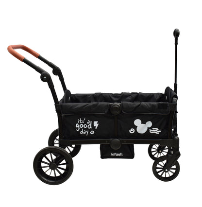 Carriola Doble Vagón Everett Mickey Plegable