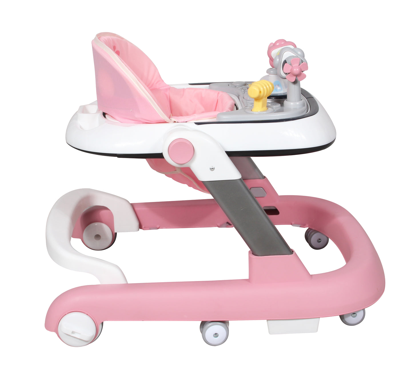 Disney Andadera 3 En 1 Charola Interactiva Led Sonido 12 Kg