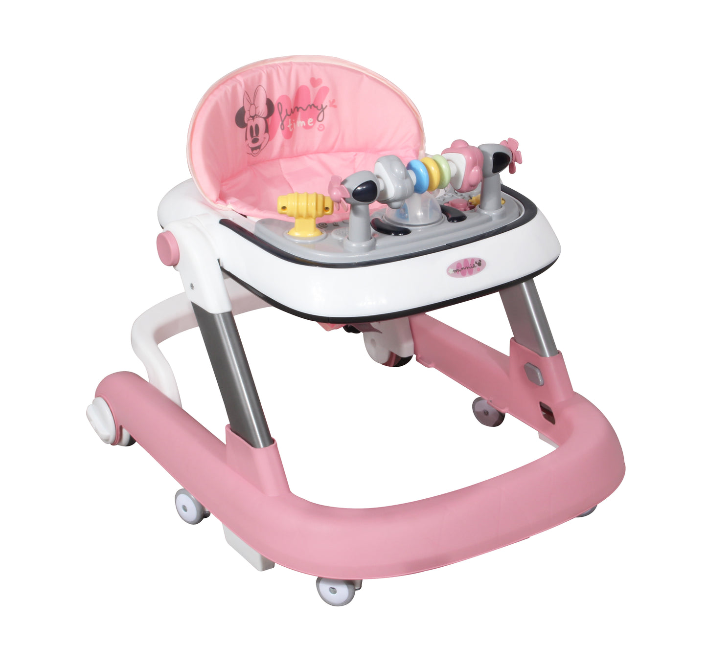 Disney Andadera 3 En 1 Charola Interactiva Led Sonido 12 Kg