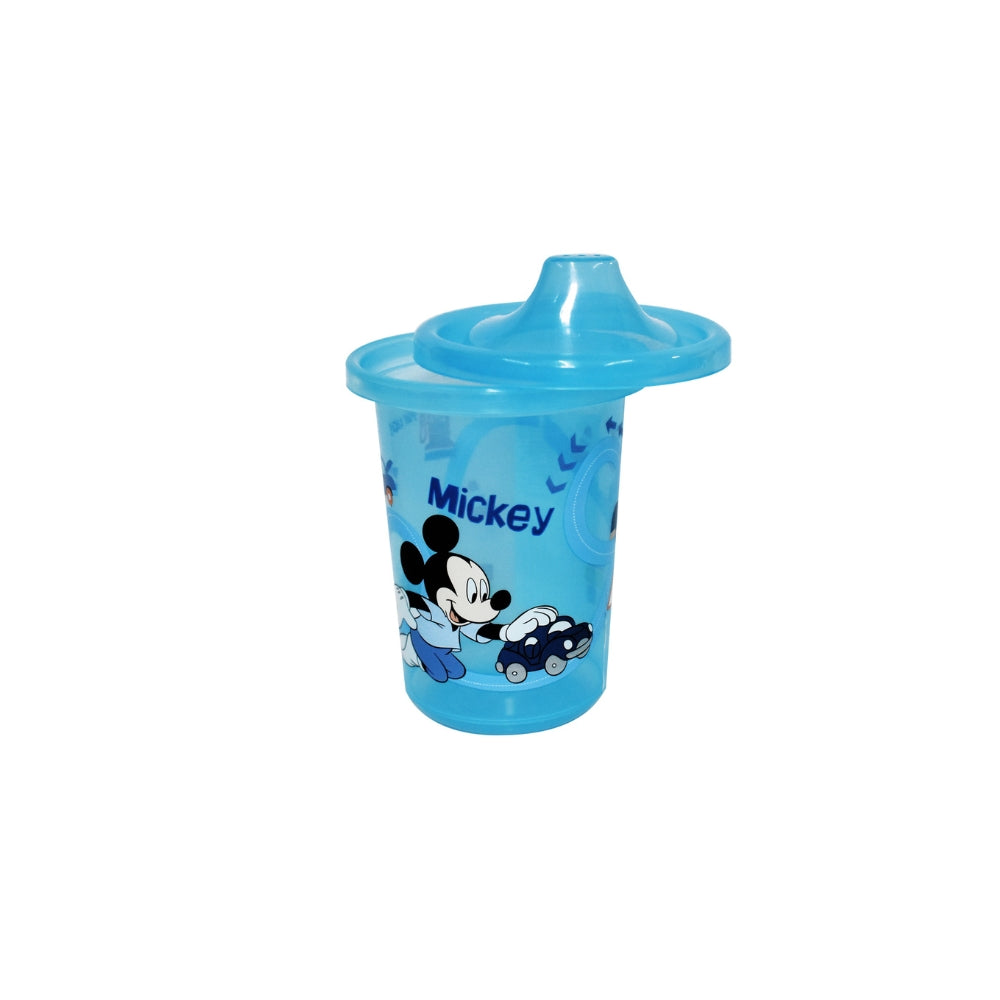 Vaso con Pipeta Mickey Antiderrames y Libre de BPA, Disney