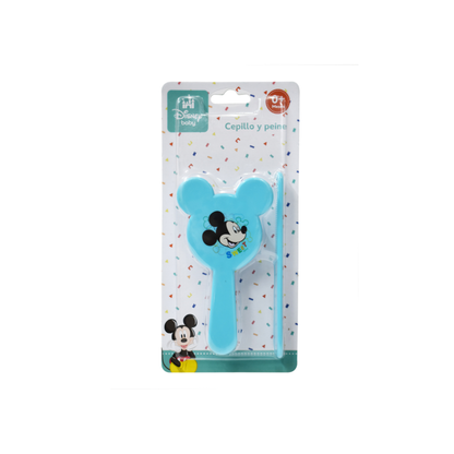 Juego de Cepillo y Peine Azul Mickey ,Disney