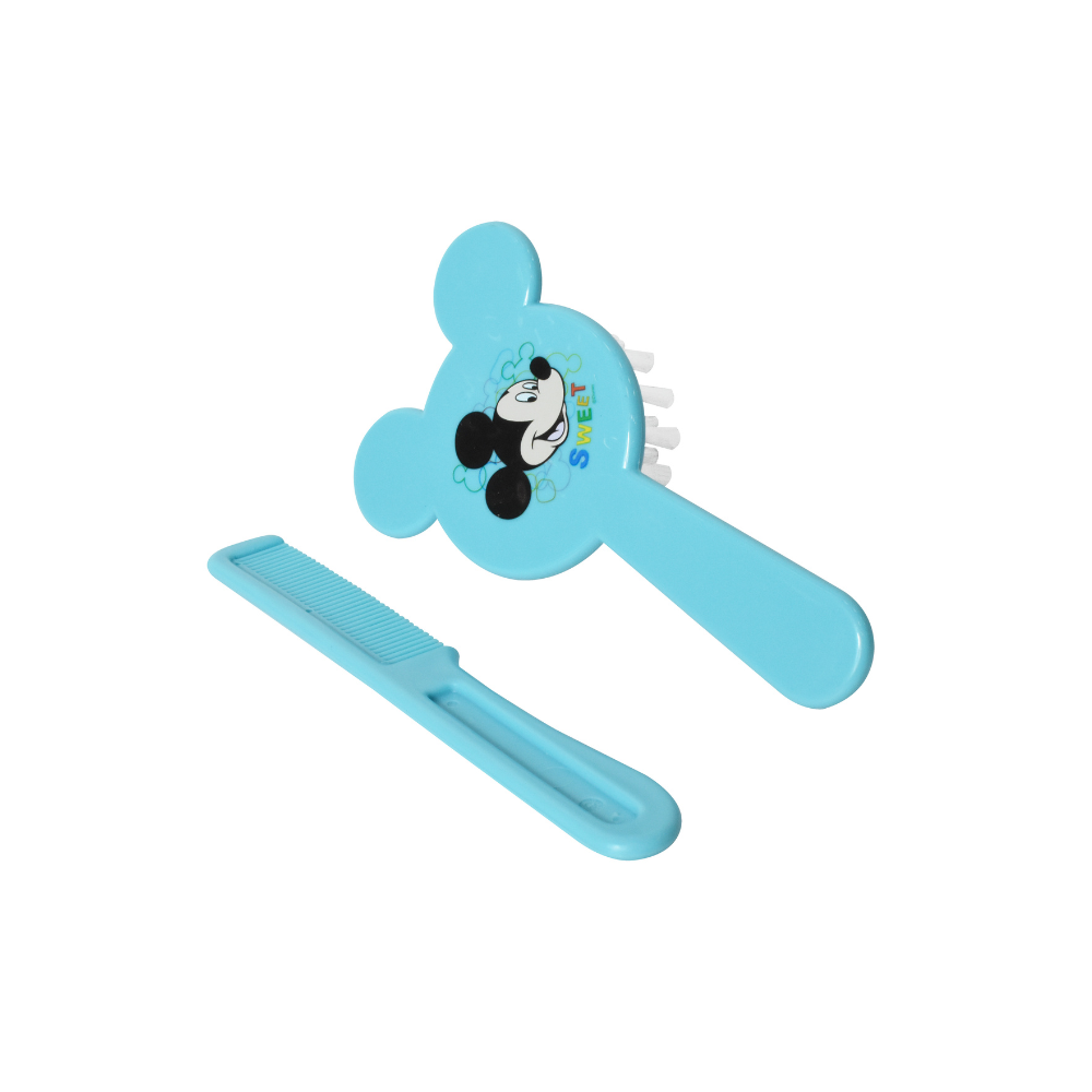Juego de Cepillo y Peine Azul Mickey ,Disney