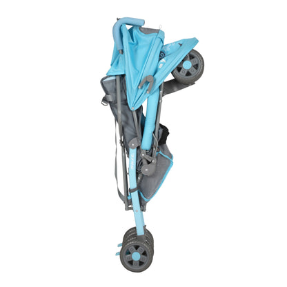 Carriola Bastón De Bebé Mickey Disney Ultra Ligera Plegable Azul