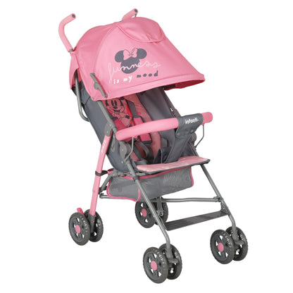 Carriola Bastón De Bebé Minnie Disney Ultra Ligera Plegable Rosa