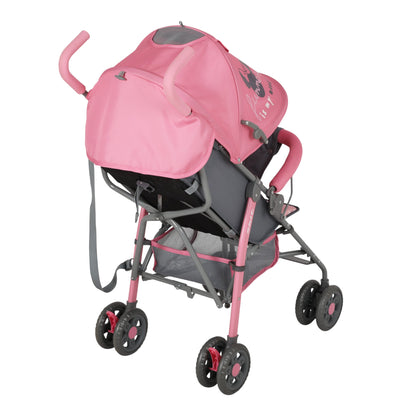 Carriola Bastón De Bebé Minnie Disney Ultra Ligera Plegable Rosa