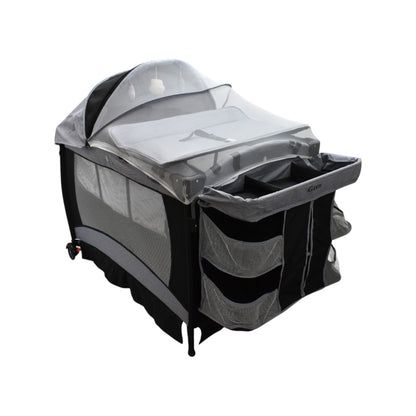 Cuna De Viaje Con Mosquitero, Organizador Y Cambiador