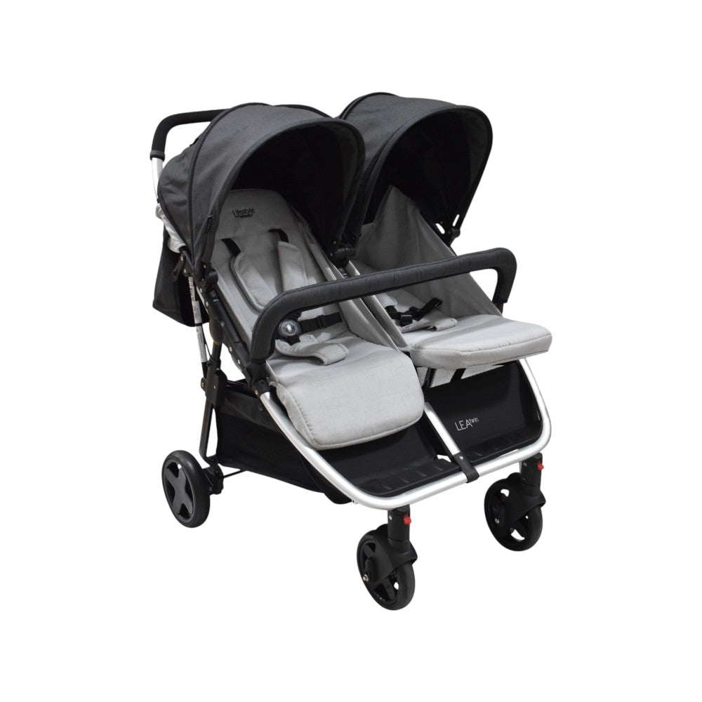 Carriola Doble Lifestyle By Infanti Lea Twin Color Negro