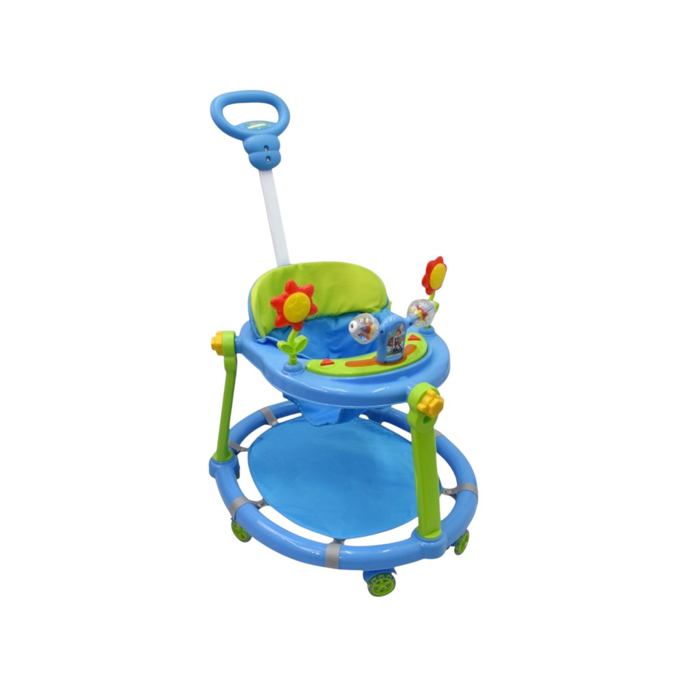 Andadera Plegable Para Bebé Con Barra De Empuje