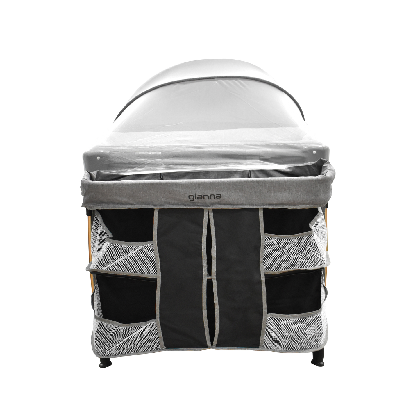 Set Carriola Travel Maverick y Cuna Gianna Lifestyle Gris