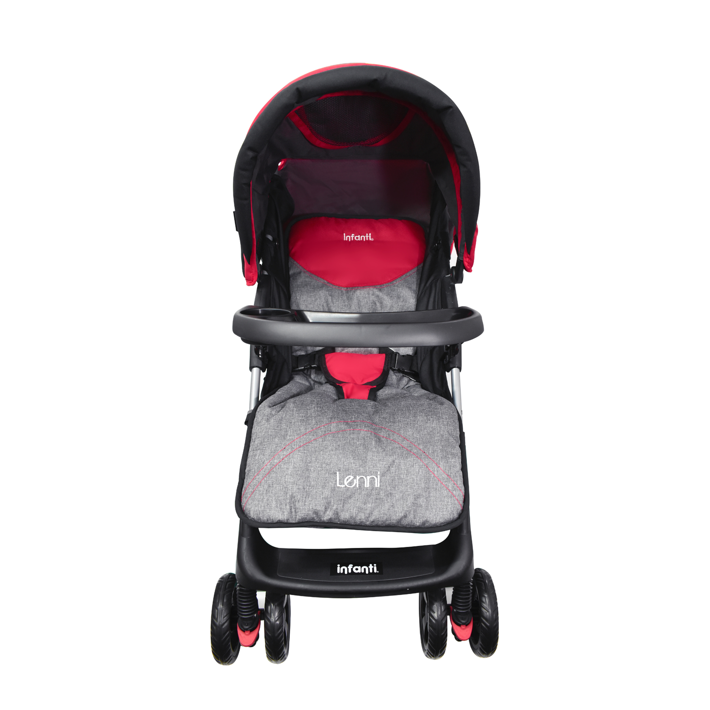 Set Carriola Travel Lenni y Cuna Idara Rojo