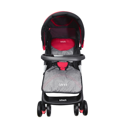 Set Carriola Travel Lenni y Cuna Idara Rojo