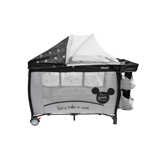 Cuna Disney Mickey 2 en 1 Con Cambiador Desmontable