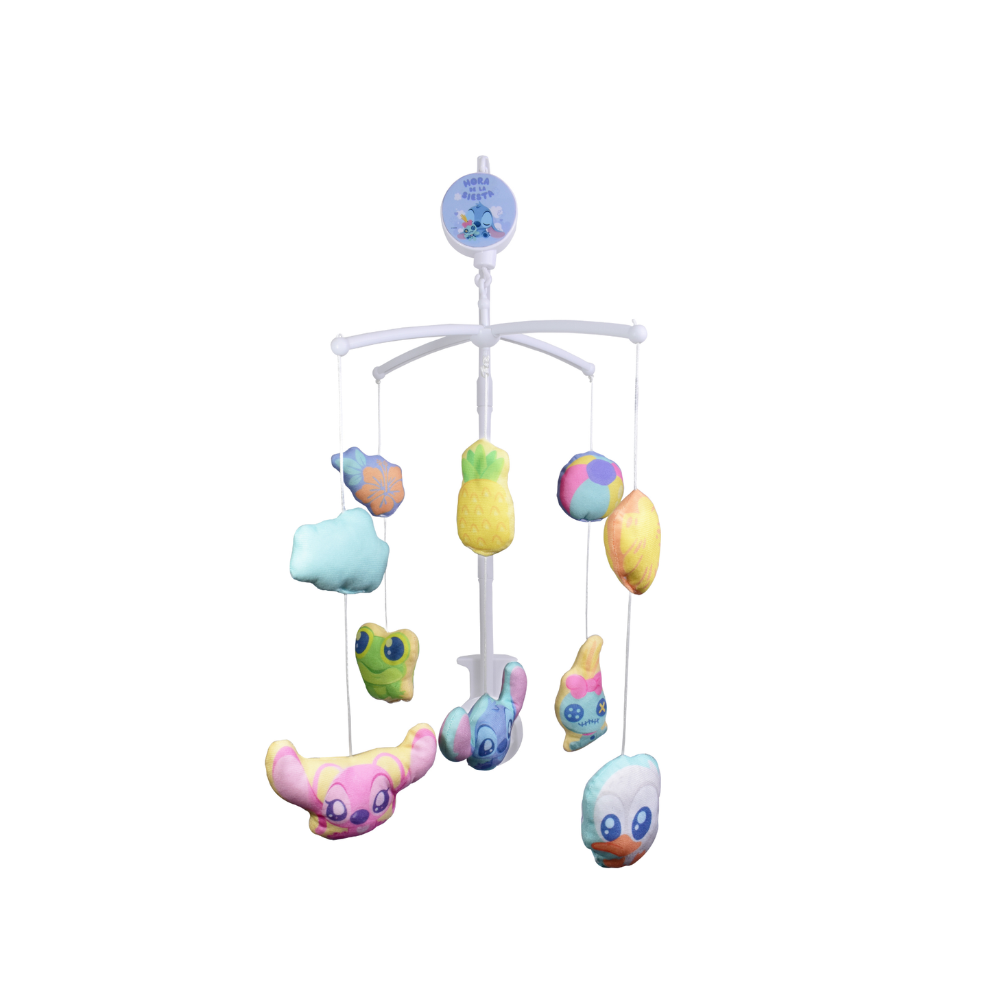 Movil De Cuna Estimulante Disney Stitch Con Caja Musical