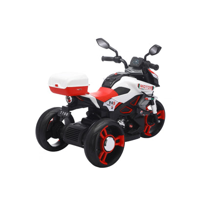 Motocicleta Montable Eléctrica V4s Speed Con Música Y Luces, Infanti