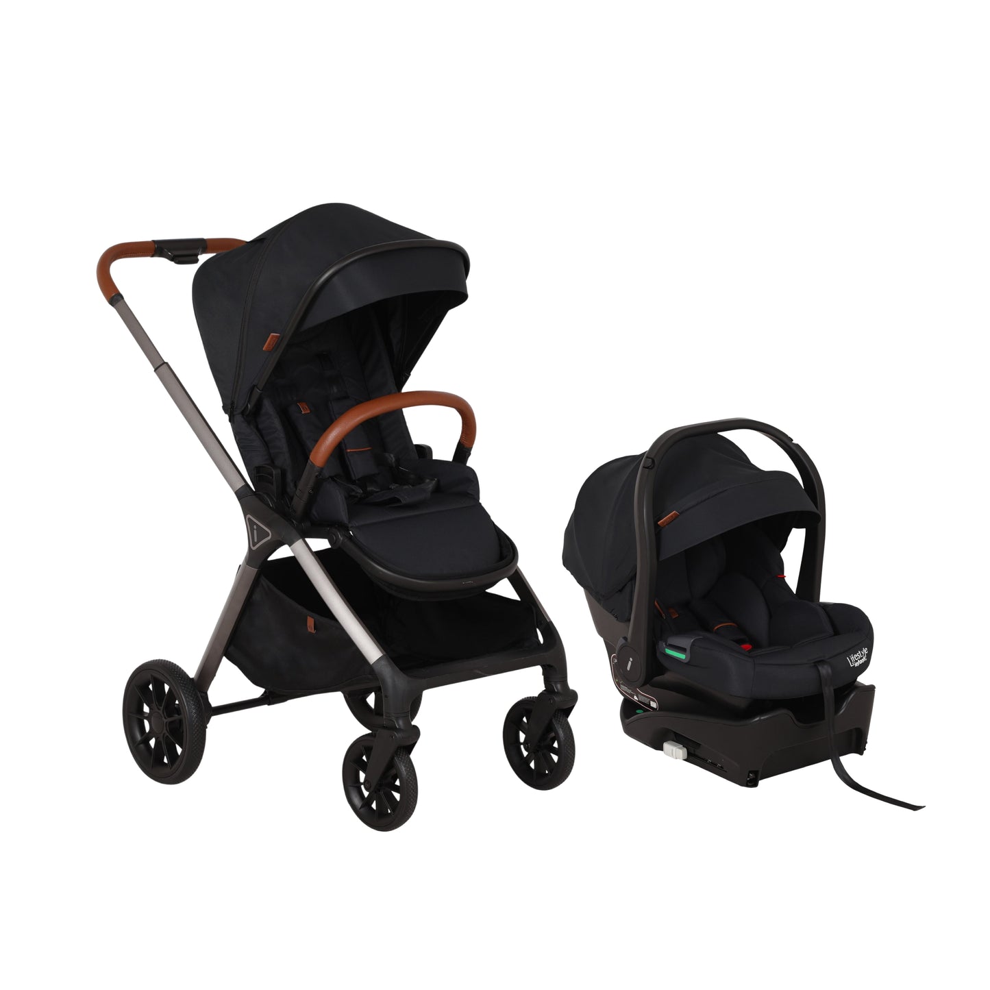 Carriola Elif Con Sistema De Viaje Base ISOFIX y Plegado Ultra Compacto