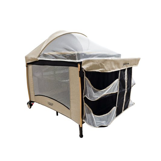 Cuna De Viaje Gianna 2 En 1 Con Cambiador Desmontable Portable