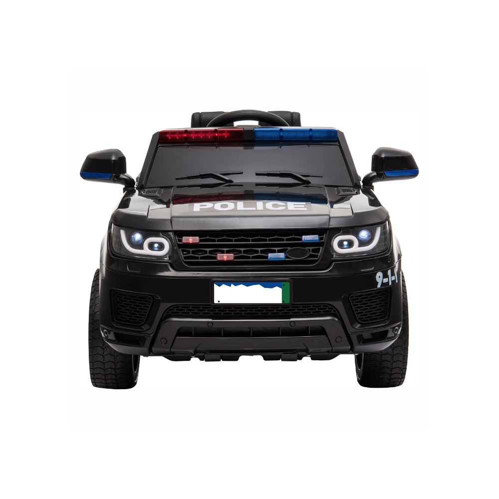 Carro Eléctrico Patrulla Policía Con Luces Y Botón De Sirena, Infanti