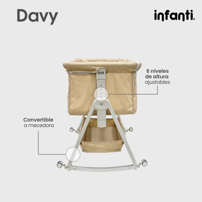 Cuna Corral Para Bebe Mosquitero Con Inclinación Regulable