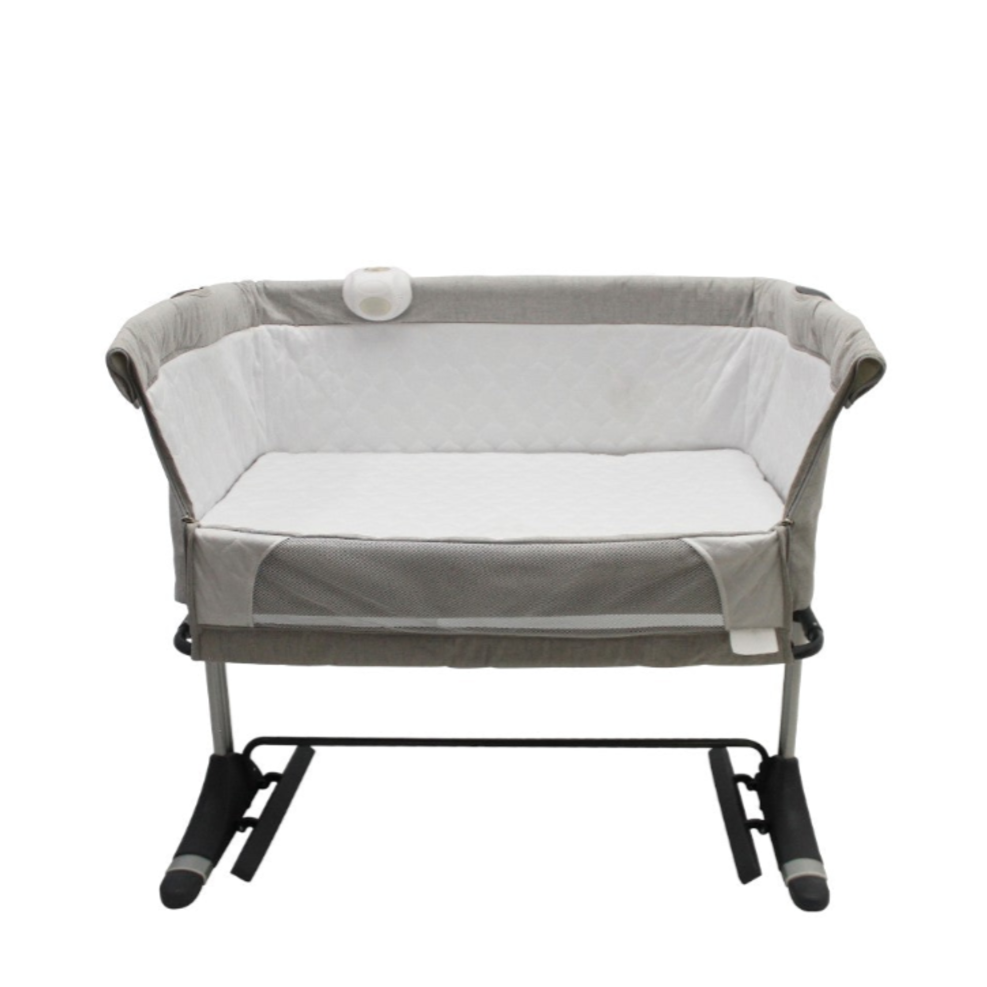 Cuna Vinny Con Caja Musical Vibración y Ruedas Para Movilidad