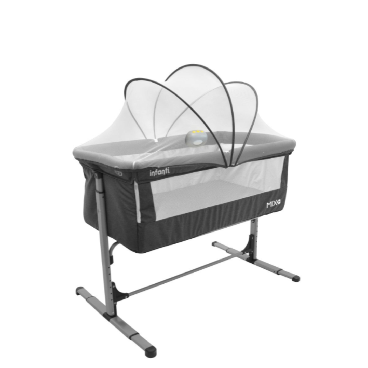 Cuna Mix Con Caja Musical Vibración y Mosquitero