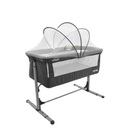 Cuna Mix Con Caja Musical Vibración y Mosquitero
