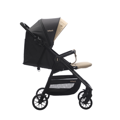 Carriola Grace Arena Con Toldo Completo Plegado Fácil Compacto Soporta Hasta 22 kg