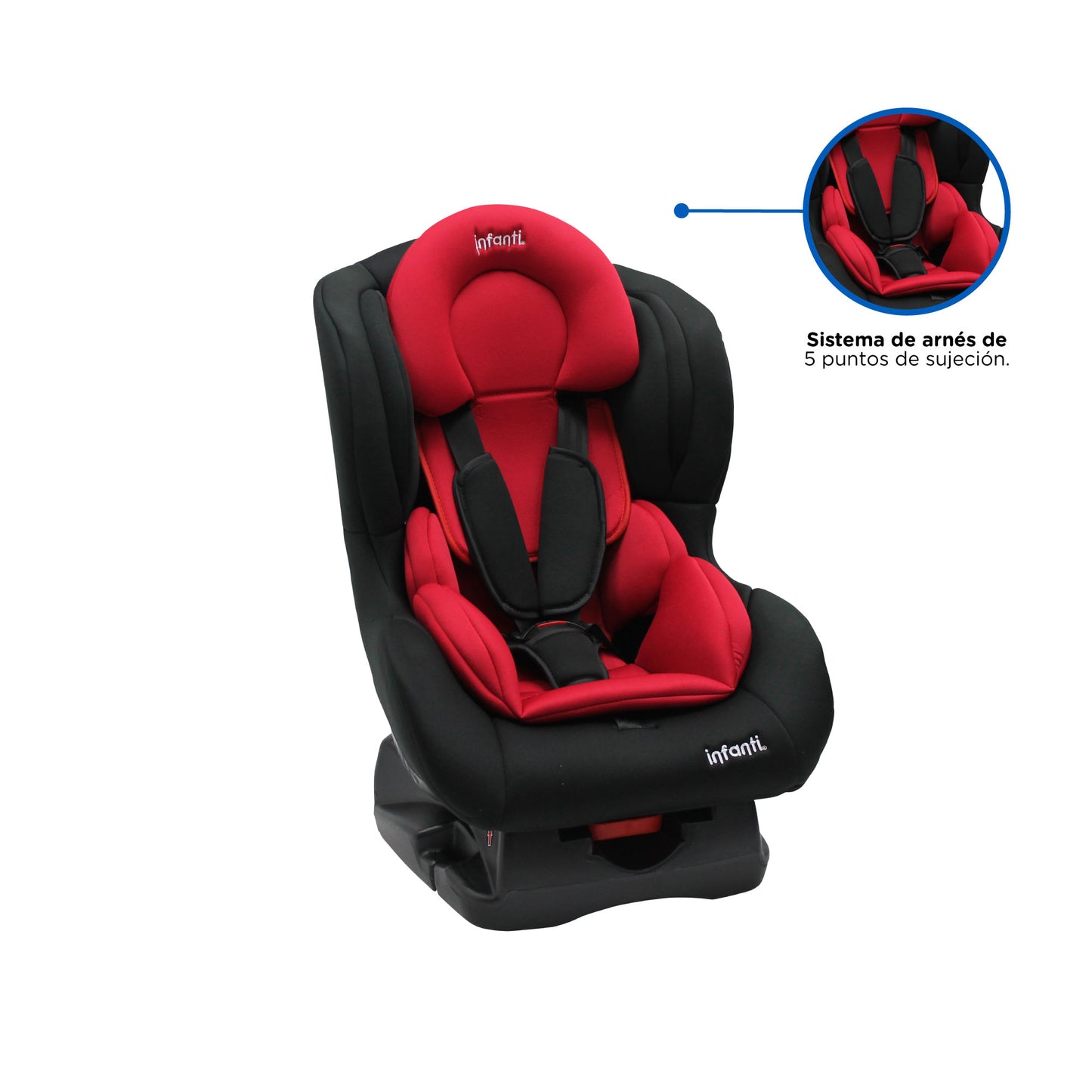 Autoasiento Con Base Grupo 1 y 2 Anclaje Universal