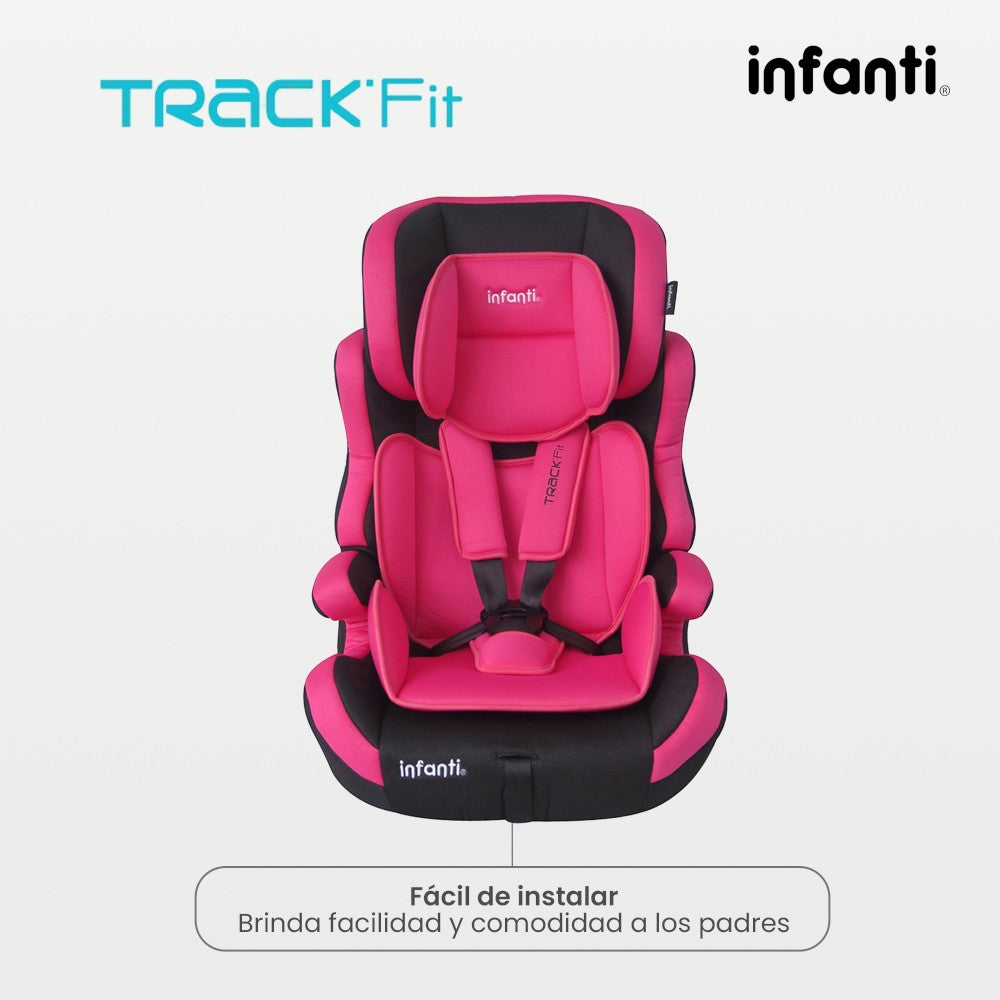 Autoasiento Infanti Track Fit Booster Grupo 1, 2 y 3 Anclaje Universal