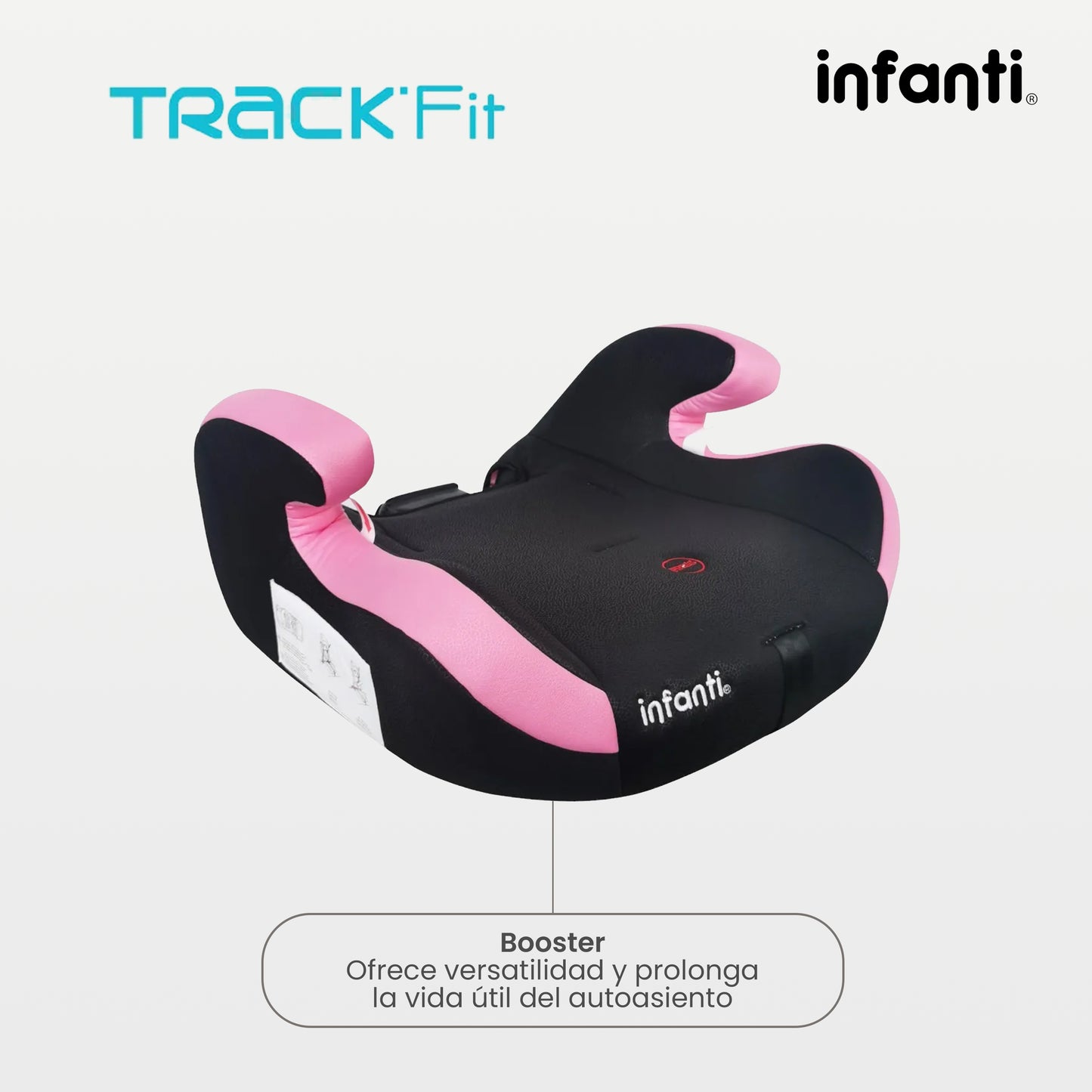 Autoasiento Infanti Track Fit Booster Grupo 1, 2 y 3 Anclaje Universal