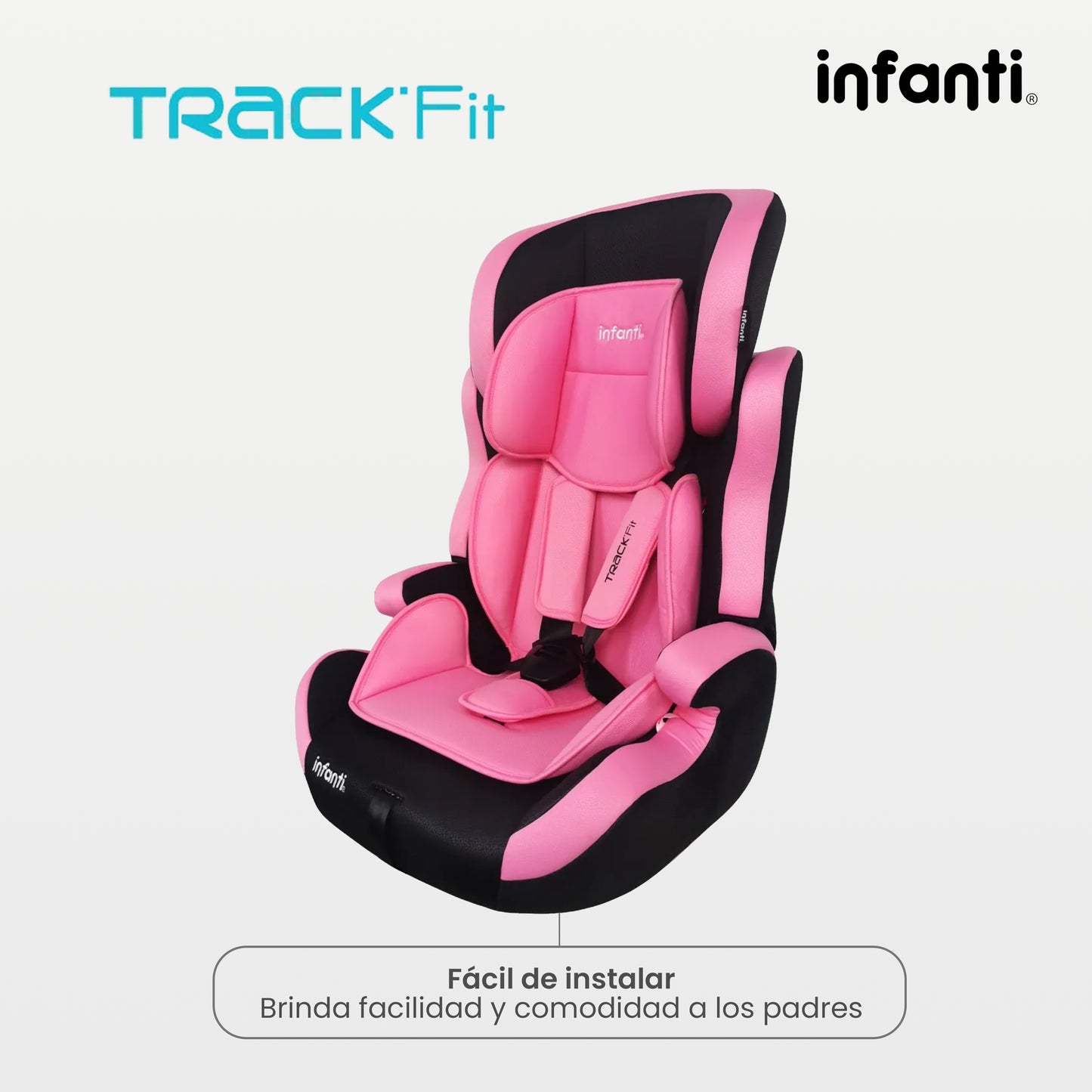 Autoasiento Infanti Track Fit Booster Grupo 1, 2 y 3 Anclaje Universal