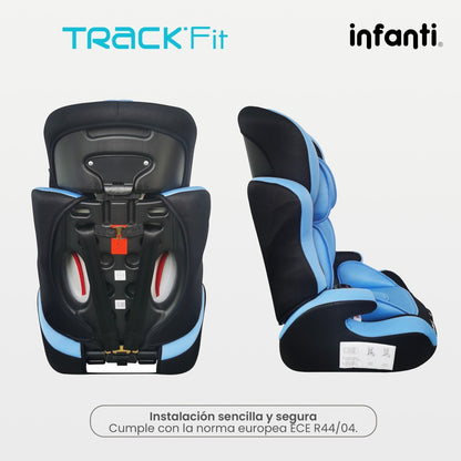 Autoasiento Infanti Track Fit Booster Grupo 1, 2 y 3 Anclaje Universal