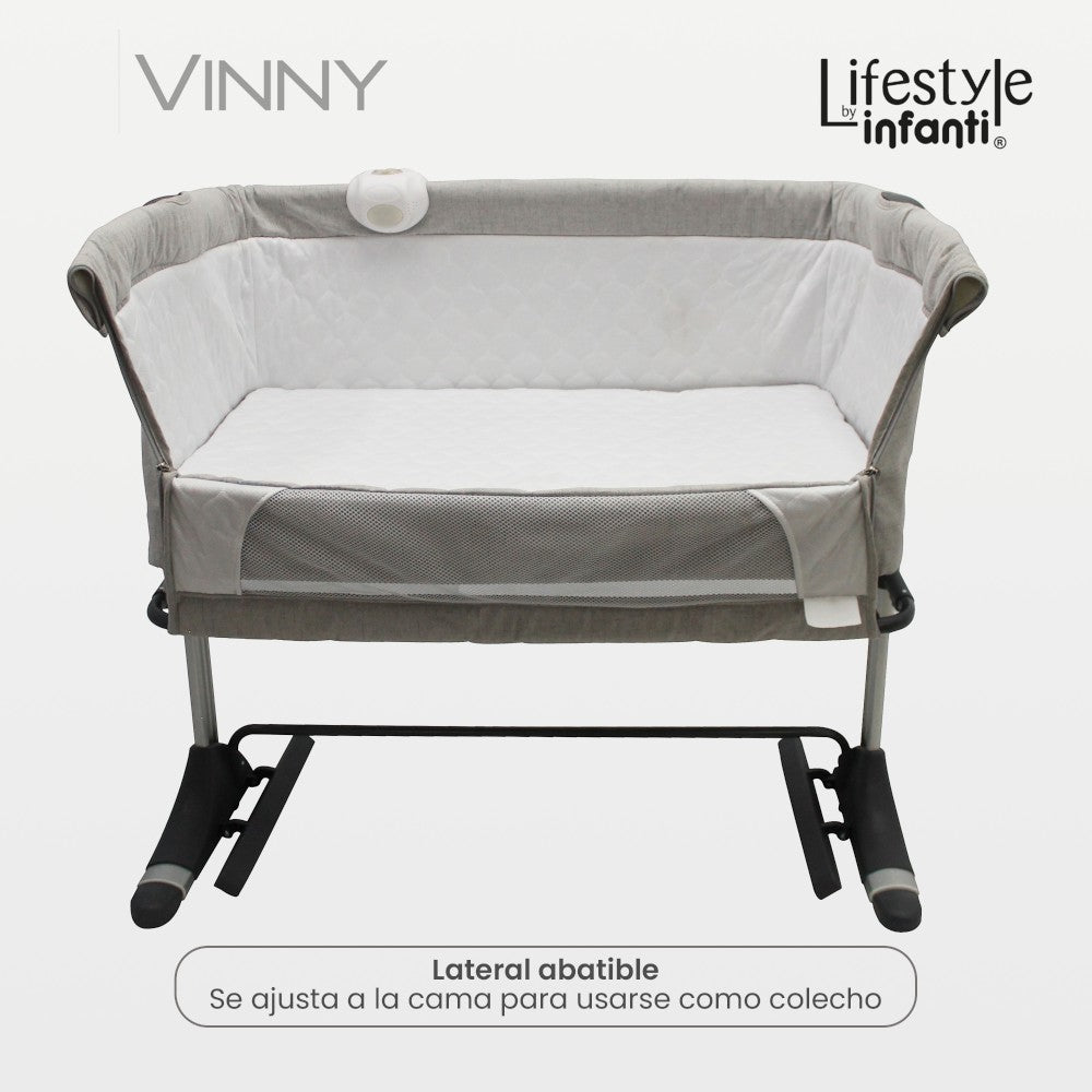 Cuna Colecho Vinny  Infanti Con Caja Musical Y Vibración