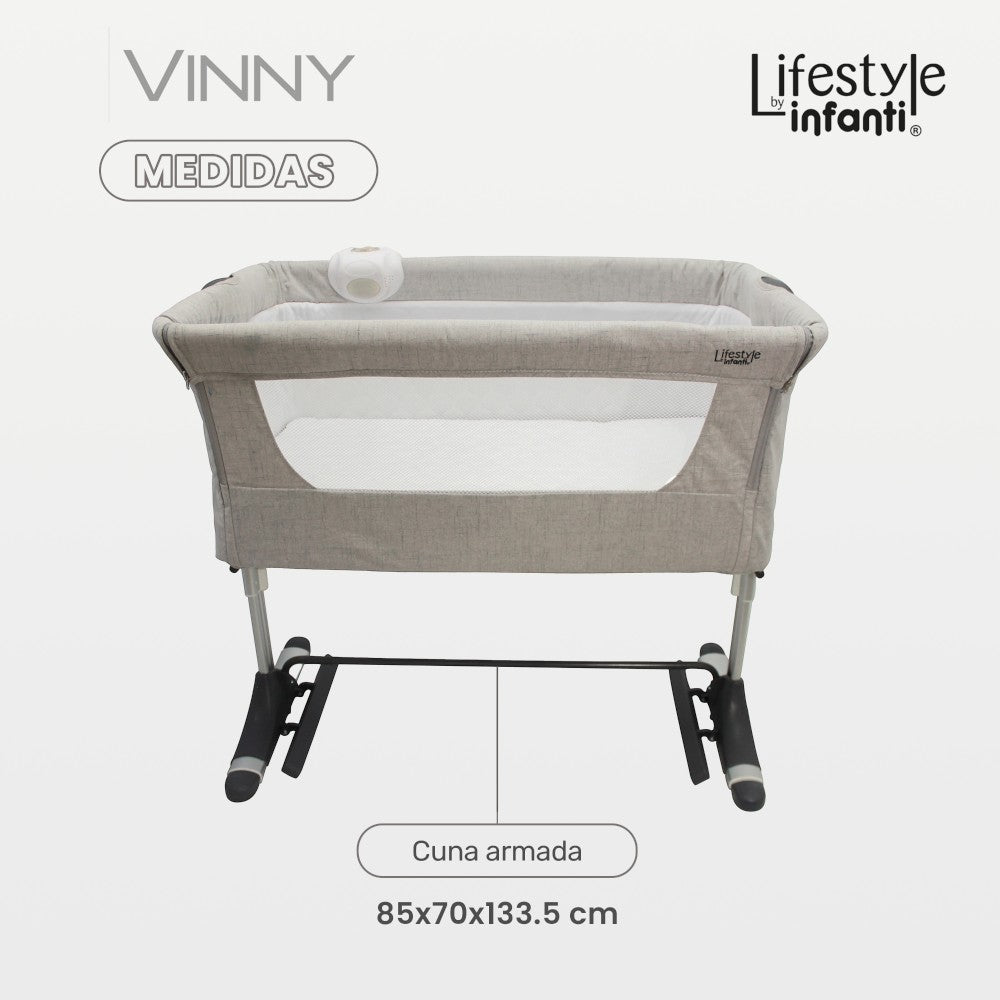 Cuna Colecho Vinny  Infanti Con Caja Musical Y Vibración