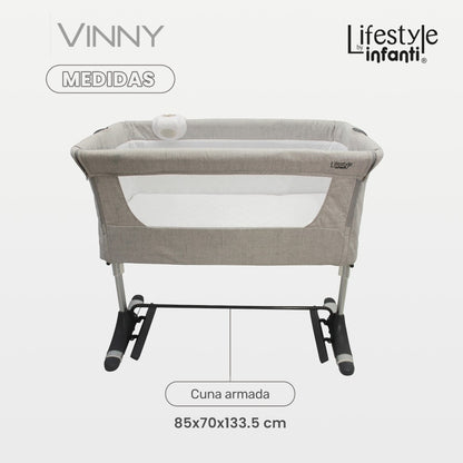 Cuna Colecho Vinny  Infanti Con Caja Musical Y Vibración