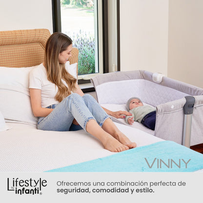 Cuna Colecho Vinny  Infanti Con Caja Musical Y Vibración