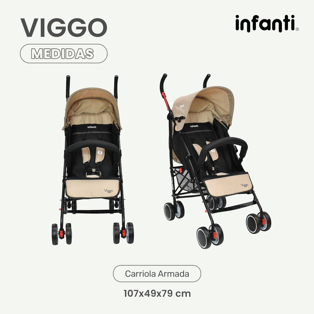 Carriola Para Bebé Infanti Viggo Ligera Con Barra