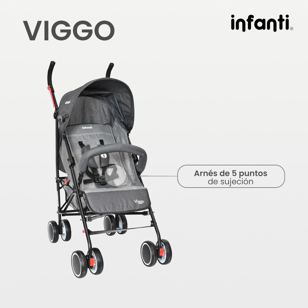 Carriola Para Bebé Infanti Viggo Ligera Con Barra