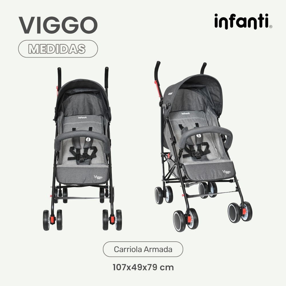 Carriola Para Bebé Infanti Viggo Ligera Con Barra