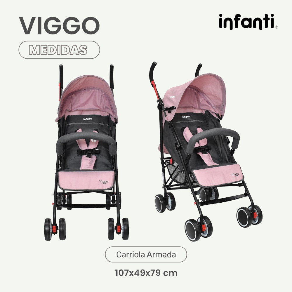 Carriola Para Bebé Infanti Viggo Ligera Con Barra