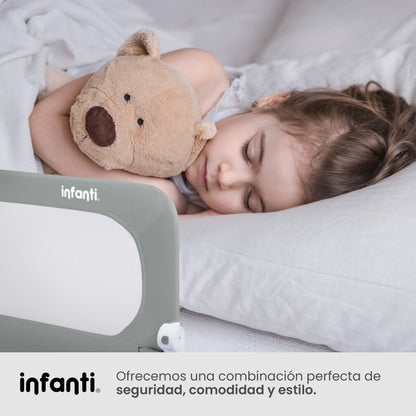 Barandal de Seguridad para Cama Infanti Color Gris