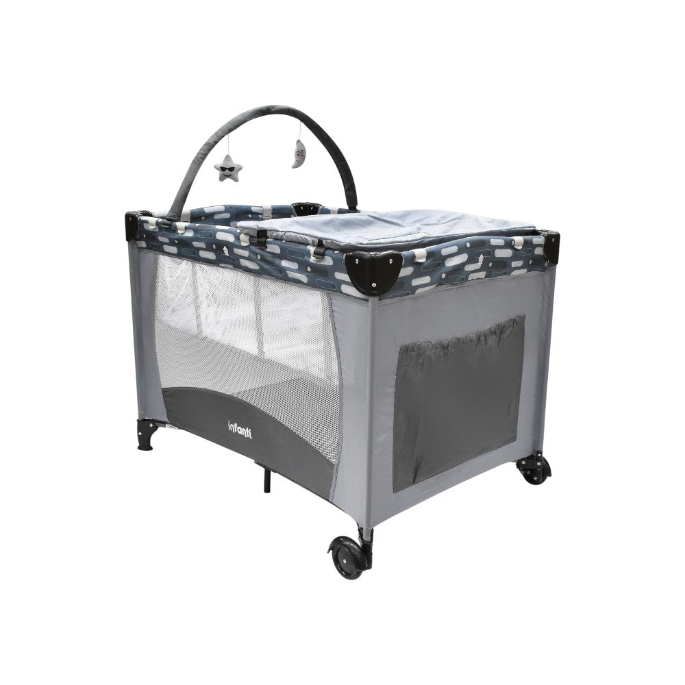 Cuna De Viaje Con Juguetero Y Cambiador